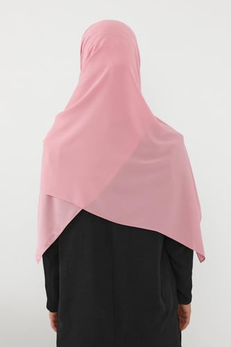 حجاب شيفون بمغناطيس وقبعة جانبي