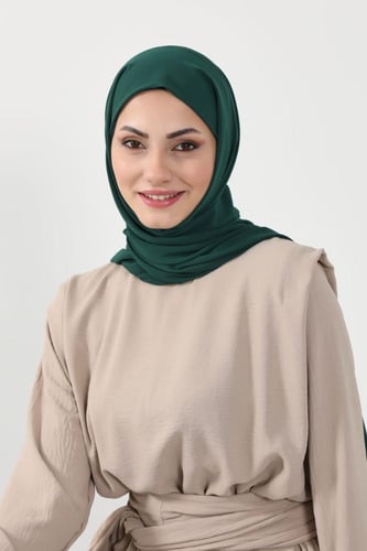 حجاب شيفون بمغناطيس وقبعة بالوسط