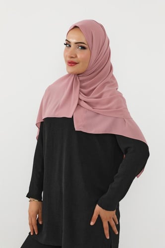 حجاب شيفون بمغناطيس وقبعة جانبي