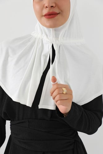 حجاب رياضي - ابيض