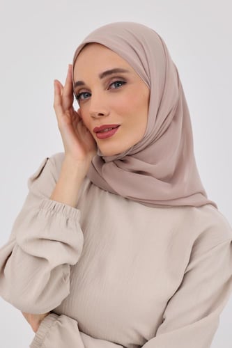 طرحة شيفون مبطنه للعباية-كافيه