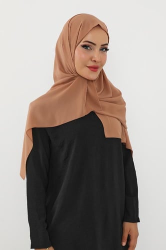 حجاب شيفون بمغناطيس وقبعة جانبي