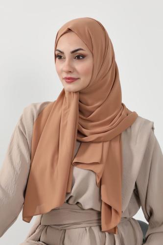 حجاب شيفون بمغناطيس وقبعة جانبي