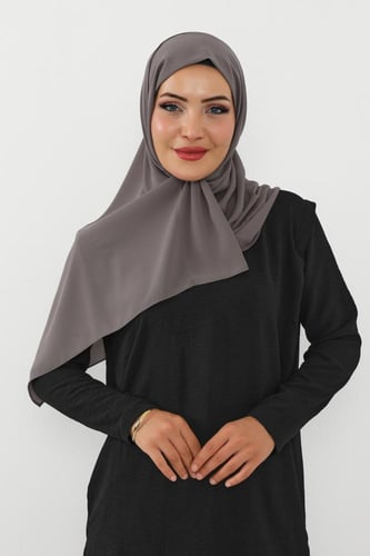 حجاب شيفون بمغناطيس وقبعة جانبي