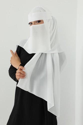 طقم طرحة ونقاب