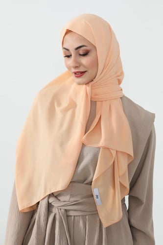 حجاب شيفون بمغناطيس وقبعة جانبي