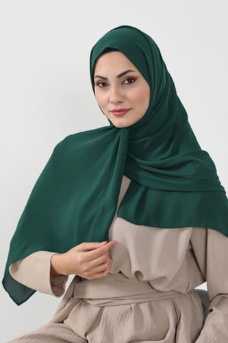 حجاب شيفون بمغناطيس وقبعة جانبي