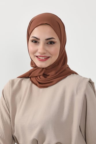 حجاب شيفون بمغناطيس وقبعة جانبي