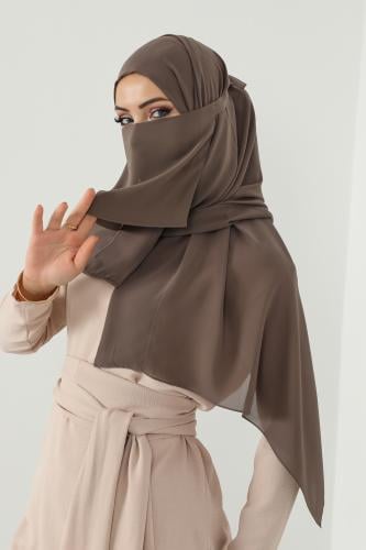 طقم طرحة ولثام ربط