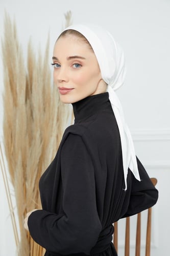 توربان قطني ربط من الخلف - اوف وايت