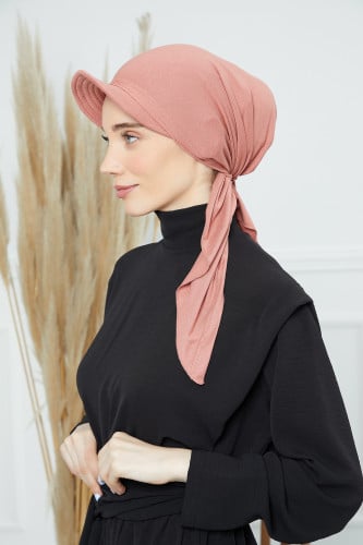 توربان كاب ربط من الخلف- لحمي غامق