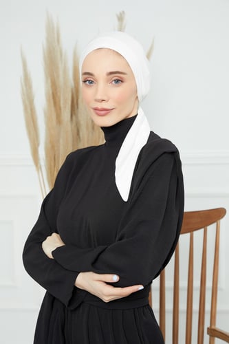 توربان قطني ربط من الخلف - اوف وايت