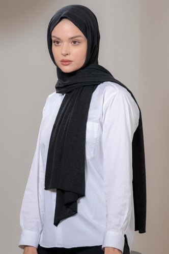 حجاب شتوي - أسود