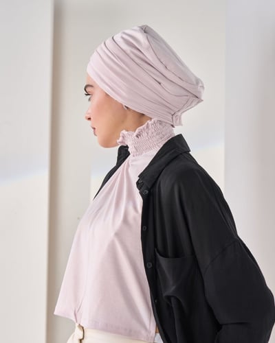 توربان قطعتين لزق - وردي فاتح