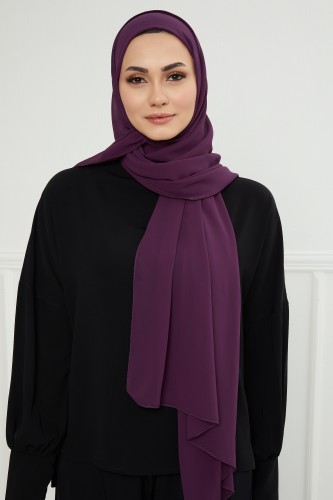 شيفون مع قبعة مشبوكة