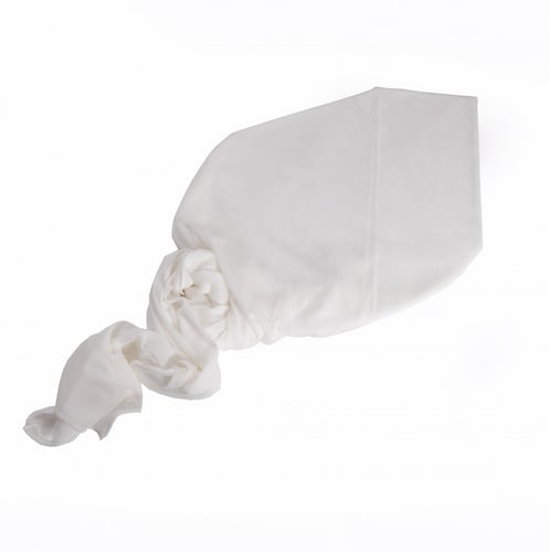 طرحة جاهزة مع مطاط - أبيض