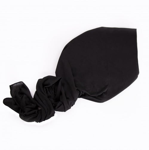 طرحة مخيطة جاهزة- أسود