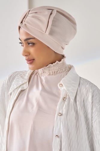 تغطية الرقبة زم - بيج غامق