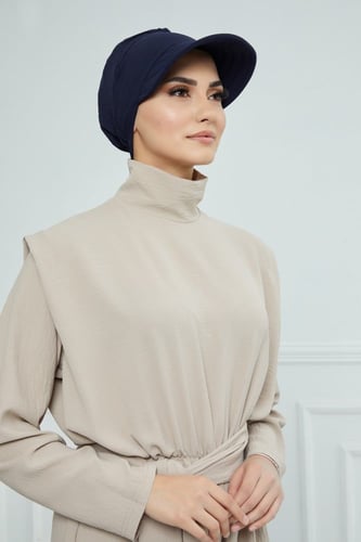 توربان قبعة - كحلي