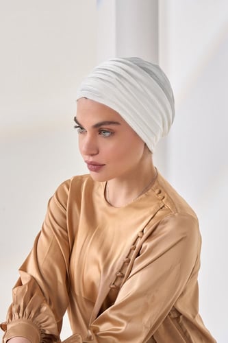 توربان قطعتين مخمل - لزق اوف وايت