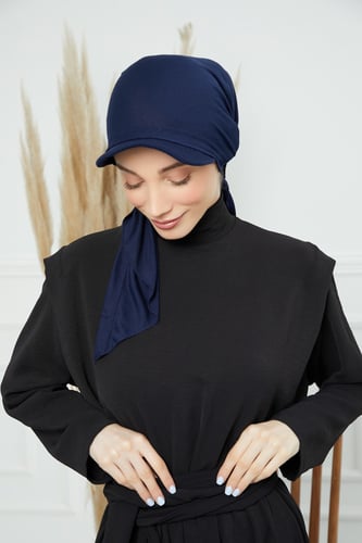 توربان كاب ربط من الخلف - كحلي