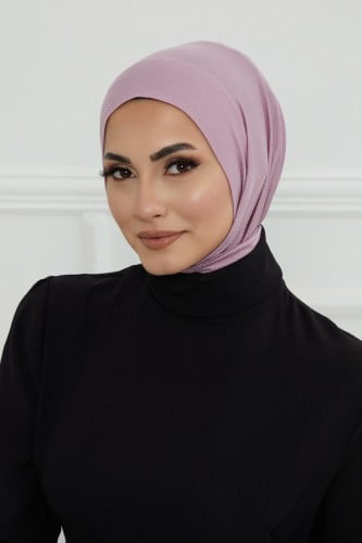 قبعة حجاب دبل سترتش ربط - موف