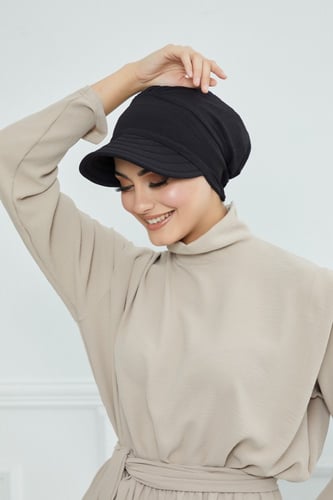 توربان قبعة - أسود