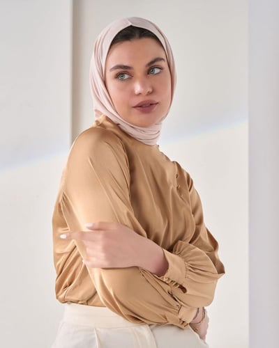 طرحة شاش تركي ربط من الخلف