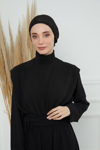 قبعة تحت الحجاب خفيفة شفافة