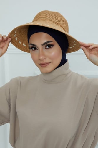 قبعة كاملة تغطي الرقبة والرأس - كحلي