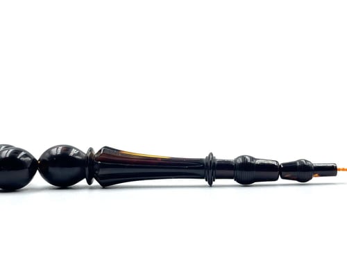 سبحة من ترست سلحفاء طبيعي خراطة ابراهيم باراغالي