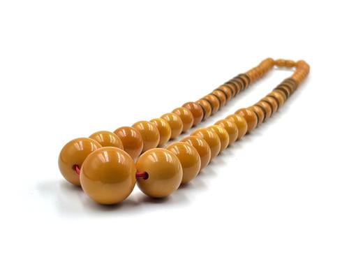 Antique bakelite casting necklace