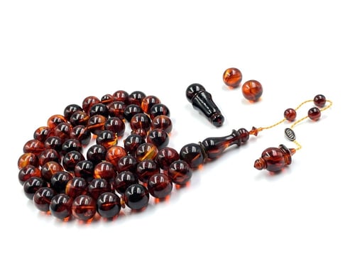 سبحة ترتروك الماني اسود صب قديم خراطة العريان