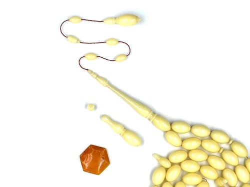 سبحة مستكة من عصي سداسية امريكية صب قديم خراطة هاش...