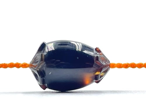 سبحة من ترست سلحفاء طبيعي خراطة ابراهيم باراغالي