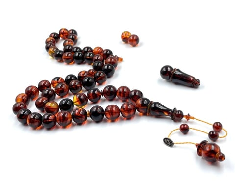 سبحة ترتروك الماني اسود صب قديم خراطة العريان