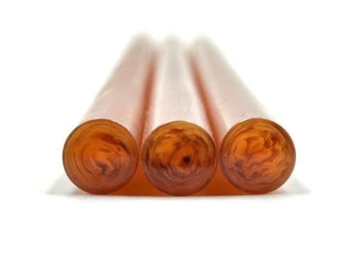 German bakelite sticks, snail-shaped veining / old cast eyes