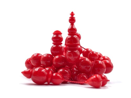 سبحة بكلايت من عصي امريكية احمر بتعريق صب قديم خرا...