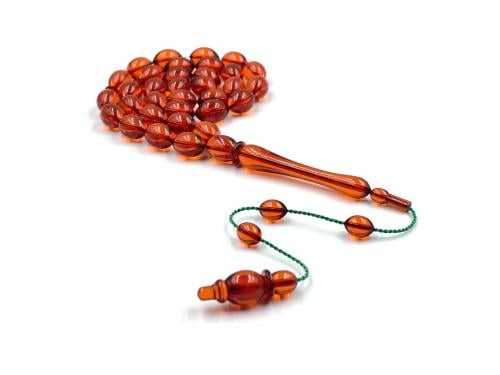 Faturan rosary made of transparent German sticks, turned by Benjamin Korojo