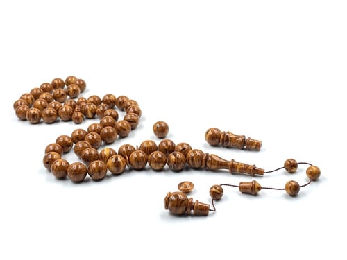 سبحة من عصي دارسيني الماني مفروزة صب قديم خراطة عث...