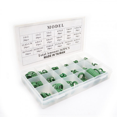 #10423W طقم ربلات اخظر 240 حبه / O-RING KIT GREEN...