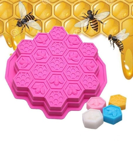سيليكون كيك / قالب نحل / قالب عسل النحل / قوالب صن...