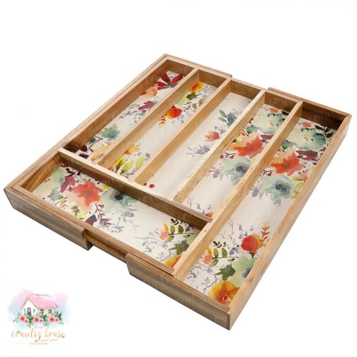 9931 منظم خشبي أنيق مورد للمطبخ