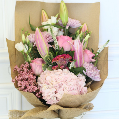 باقة نسمة ورد