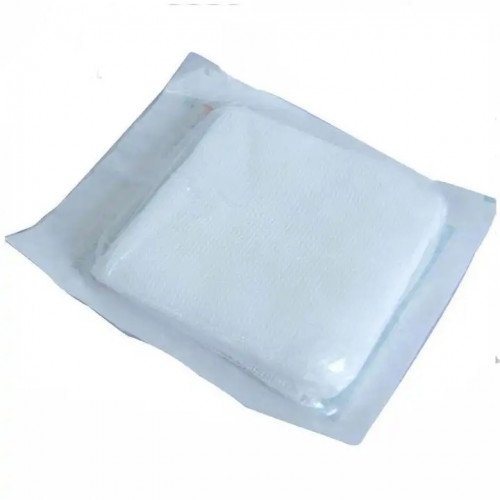 شاش مربع معقم sterile gauze -5cm بوكس 100 حبه
