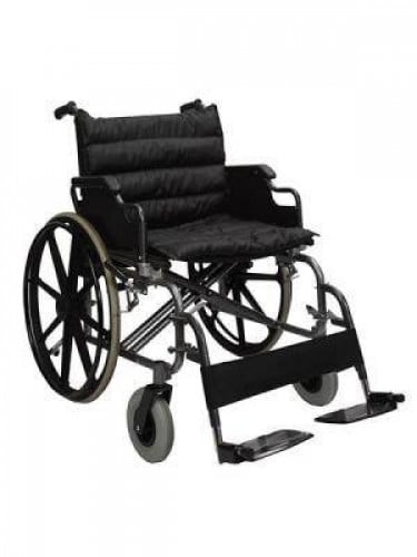 كرسي متحرك مع مرتبة مريحة خلفية