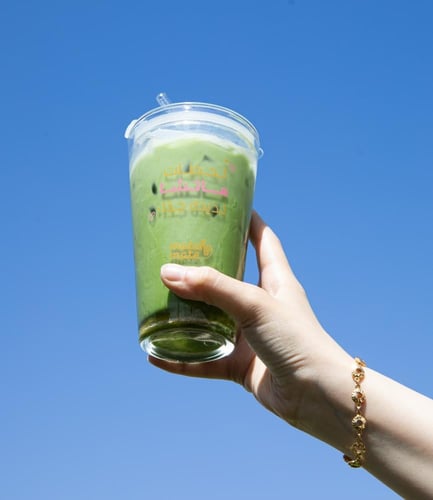 كوب ماتشا زجاجي ( شكل 2)