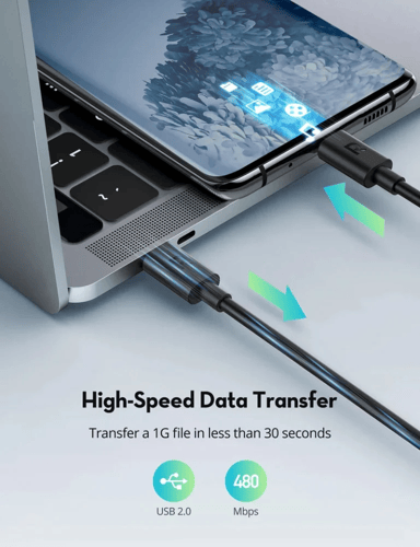 كيبل شحن تايب سي الى تايب سي 3 متر من ravpower