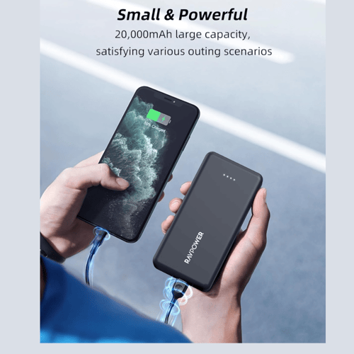 راف باور - باور بانك 20000 مللي أمبير 15 واط 3 منا...