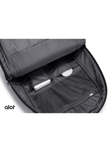 alot - حقيبة ظهر للابتوب بسعة 18 لتر - اسود